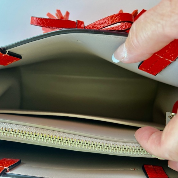 Kate Spade Med Satchel Handbag Hayes Orange Tamarillo, New Retail $319 WKRU6971. - Picture 9 of 10